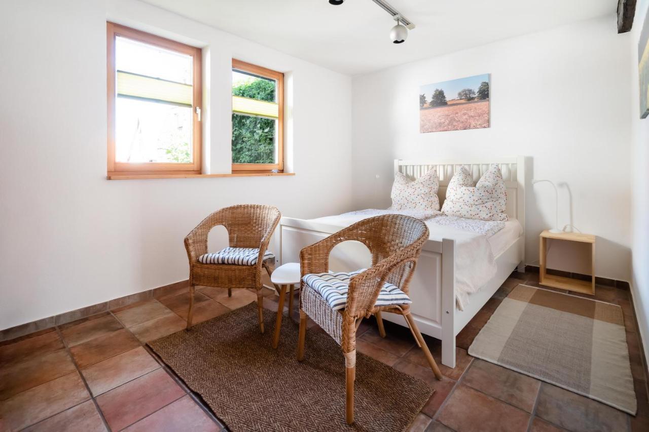 Ferienhaus Burgblick Münzenberg Esterno foto
