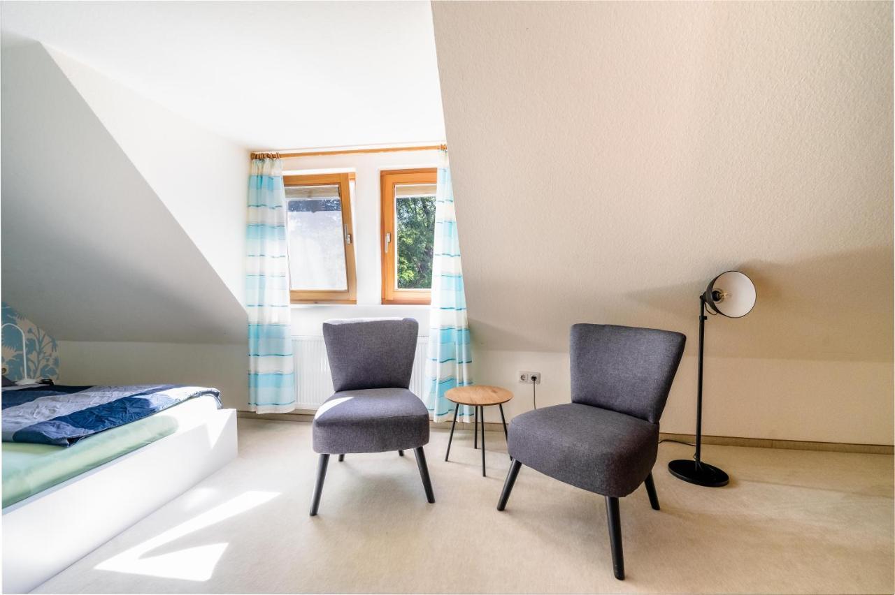 Ferienhaus Burgblick Münzenberg Esterno foto