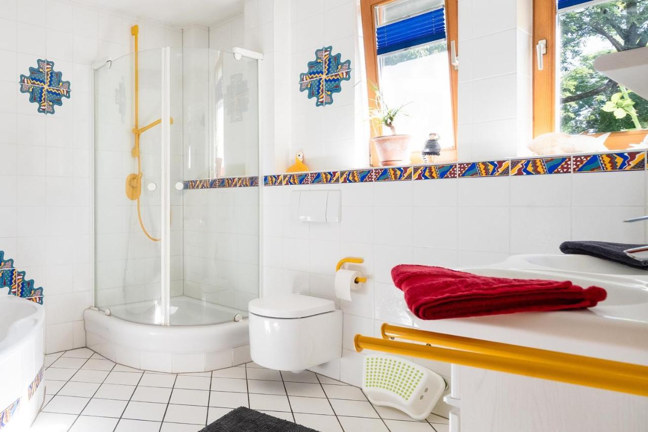 Ferienhaus Burgblick Münzenberg Esterno foto